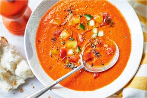 طرز تهیه سوپ گاسپاچو